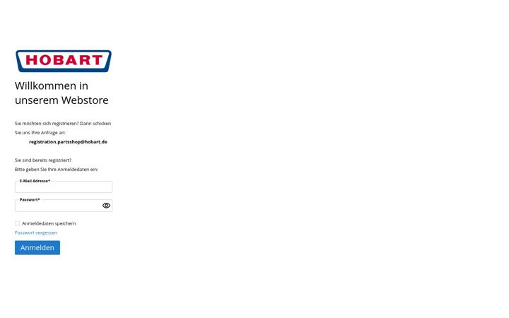 Screenshot of hobart-spare-parts.com