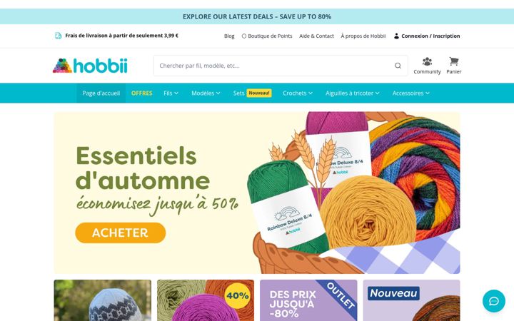 Zrzut ekranu hobbii.fr