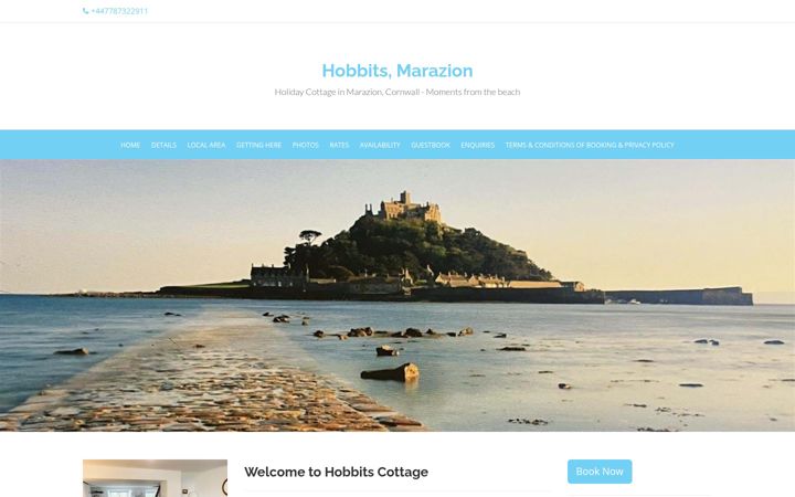 Screenshot of hobbitsmarazion.com