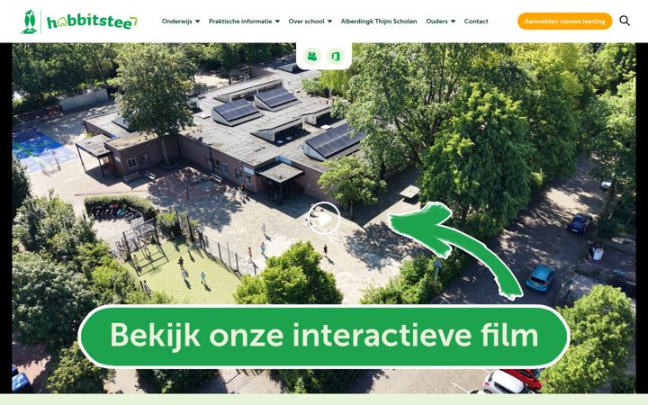 Screenshot of hobbitstee.nl