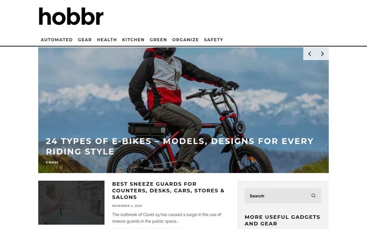 Screenshot of hobbr.com
