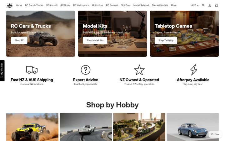 Screenshot of hobby-city.com.au