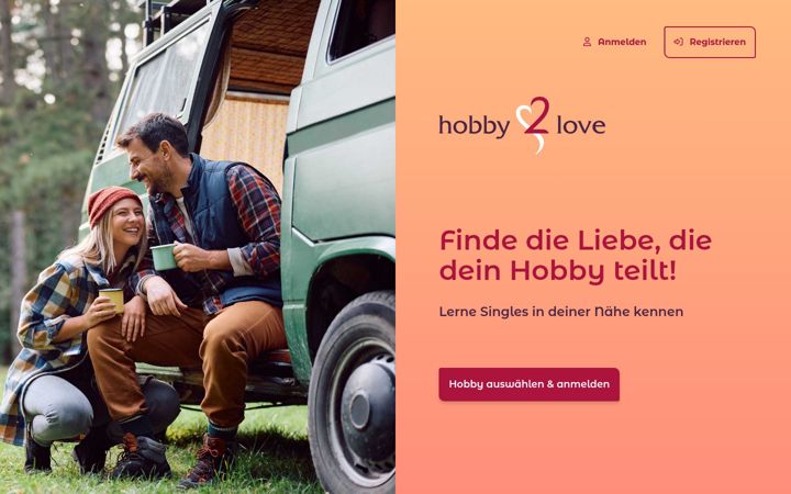 Screenshot of hobby2love.de
