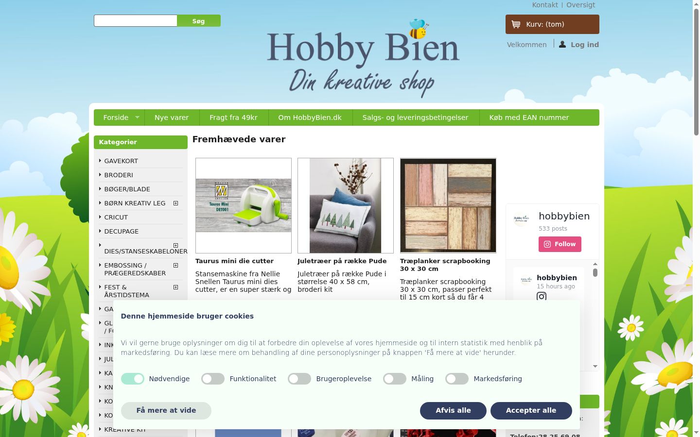 Screenshot des Einwilligungsbanners vor jeglicher Interaktion