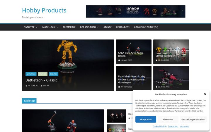 Screenshot of hobbyproducts.de