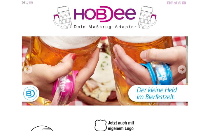 Screenshot of hobdee.de