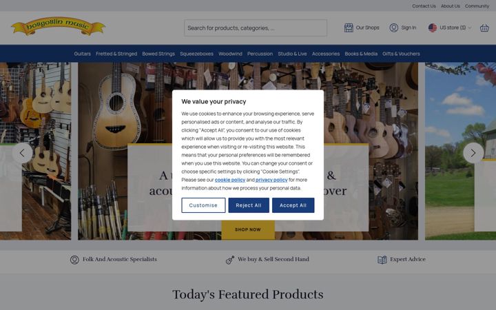 Screenshot of hobgoblin-usa.com