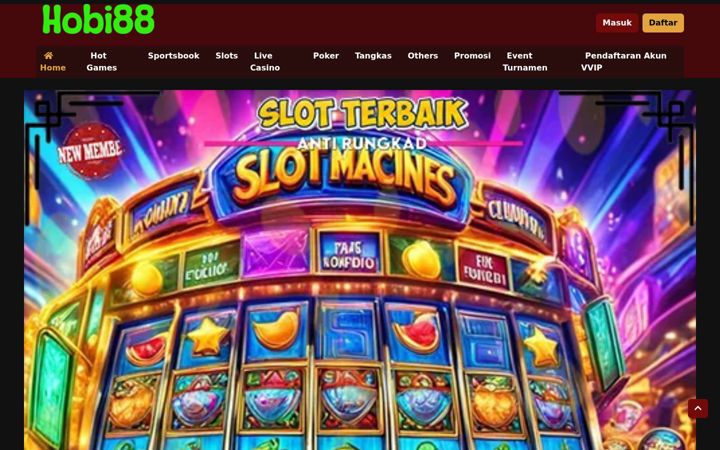 Screenshot of hobi88slots.com