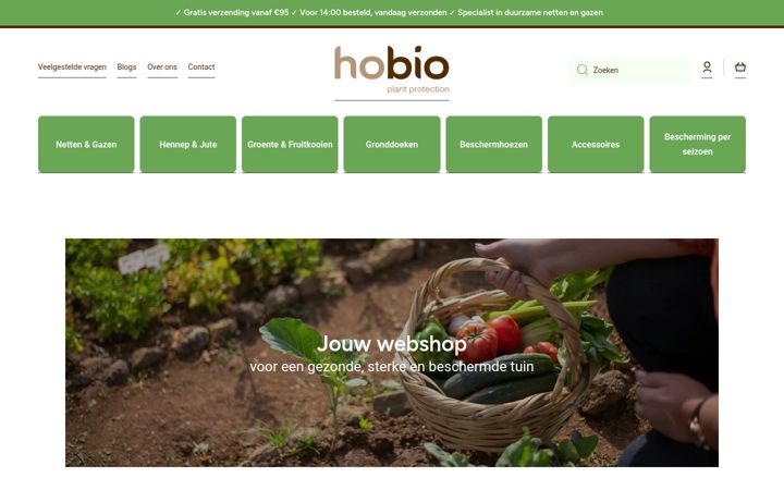 Screenshot of hobio.nl