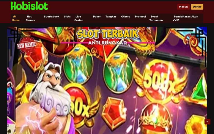 Screenshot of hobislots.net