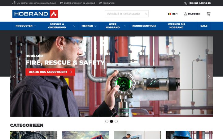 Screenshot of hobrand.be