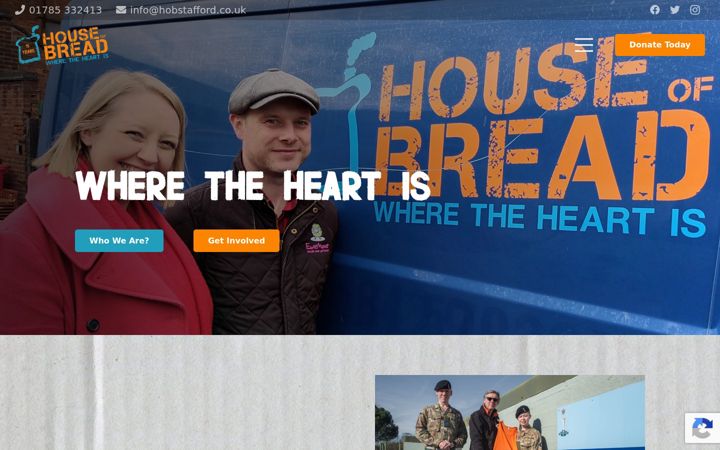 Screenshot of hobstafford.co.uk