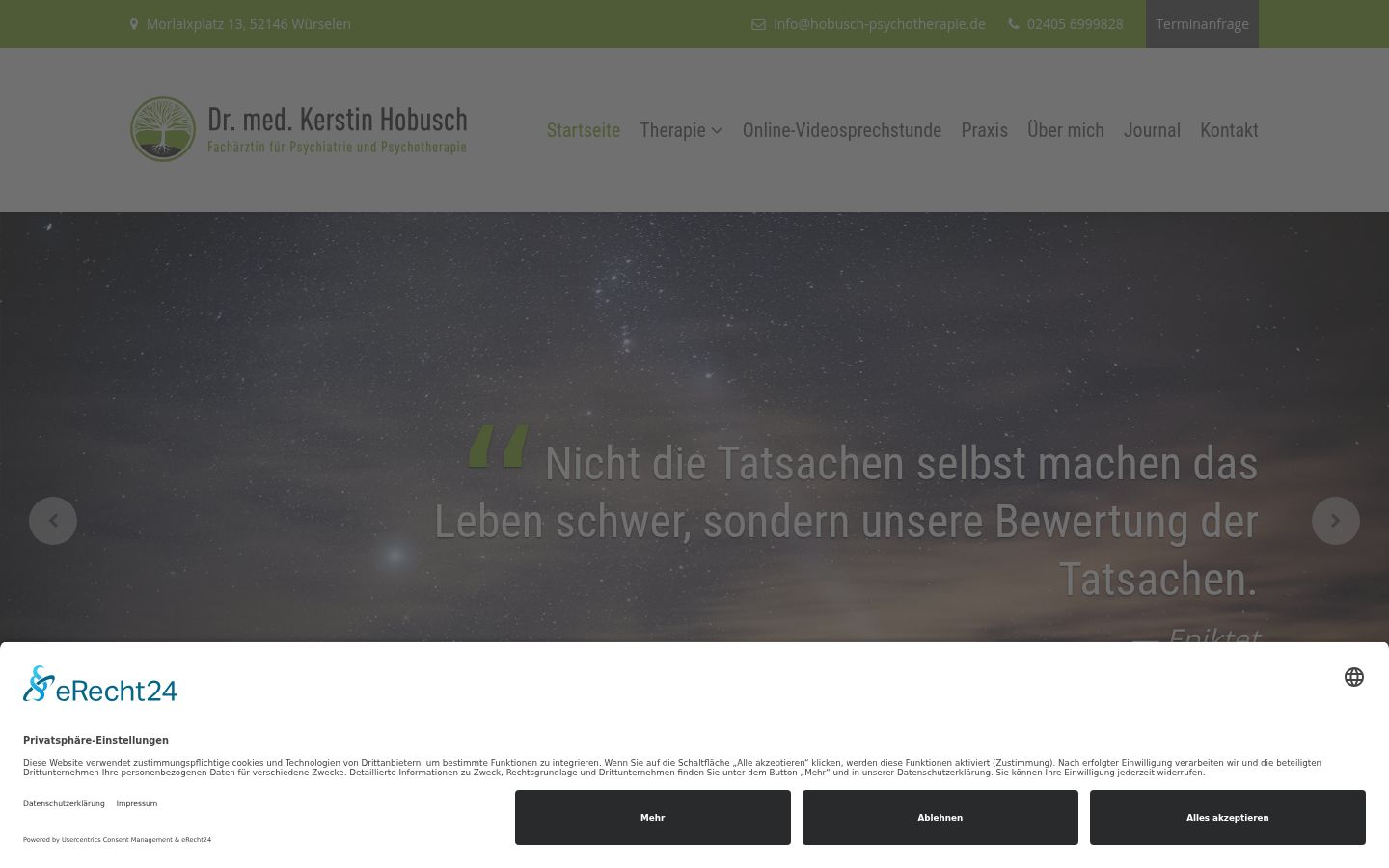 Screenshot tal-banner tal-kunsens muri qabel kwalunkwe interazzjoni