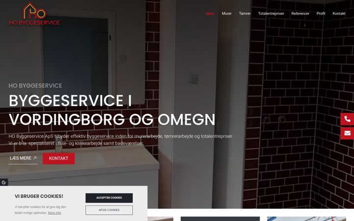 Screenshot of hobyggeservice.dk