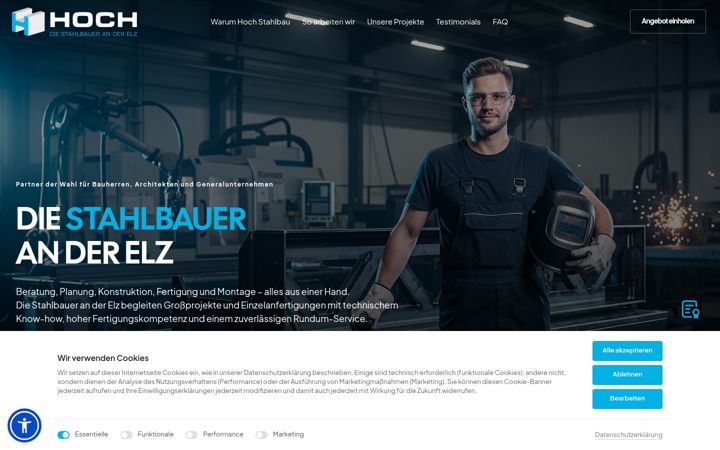 Screenshot of hoch-sb.de