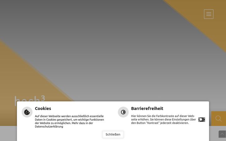 Screenshot of hoch3-gro.de