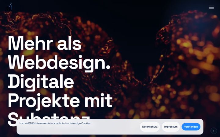 Screenshot of hoch4medien.de