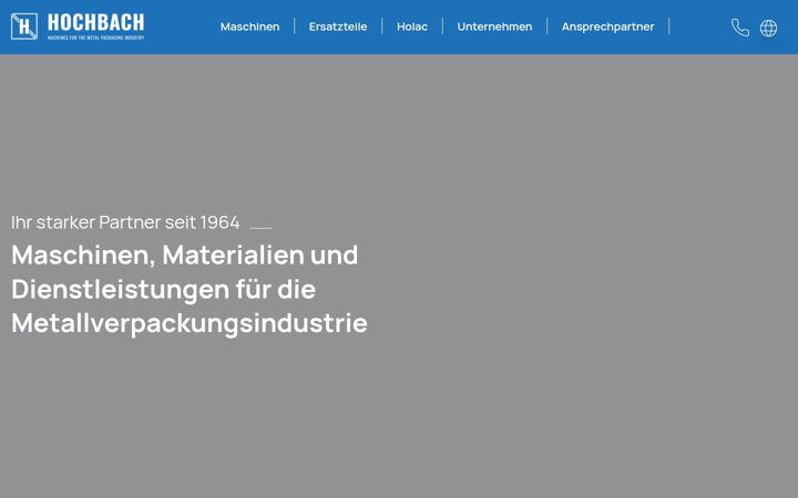 Screenshot of hochbach.de