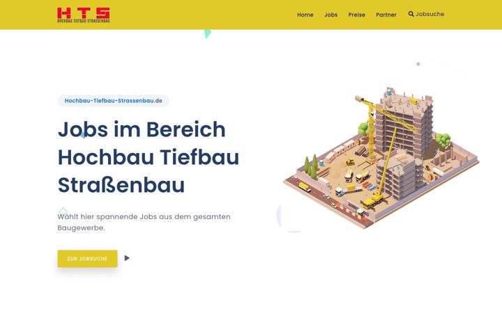 Screenshot of hochbau-tiefbau-strassenbau.de