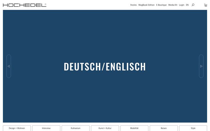 Screenshot of hochedel.com