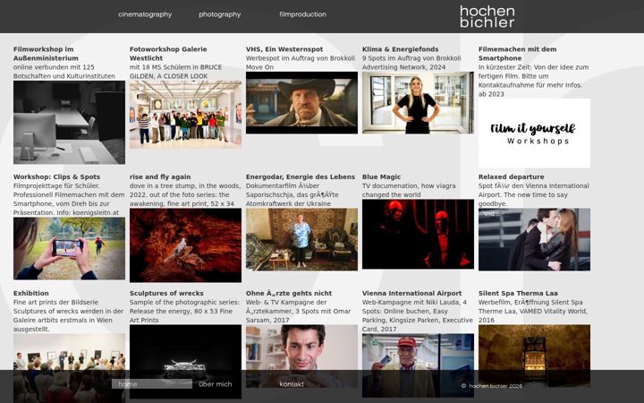 Screenshot of hochenbichler.com