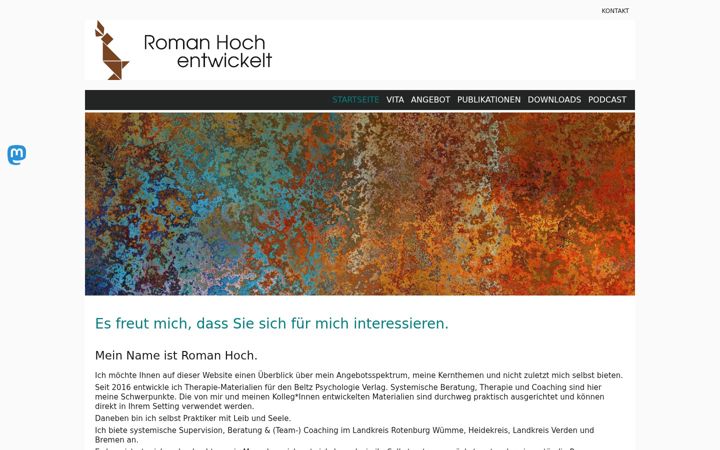 Screenshot of hochentwickelt.de