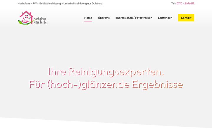 Screenshot of hochglanz-nrw.de