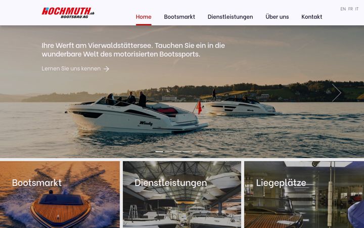 Screenshot of hochmuth.ch