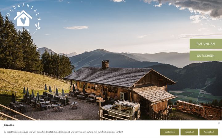 Screenshot of hochraut.com