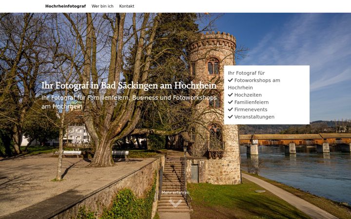 Screenshot of hochrheinfotograf.com