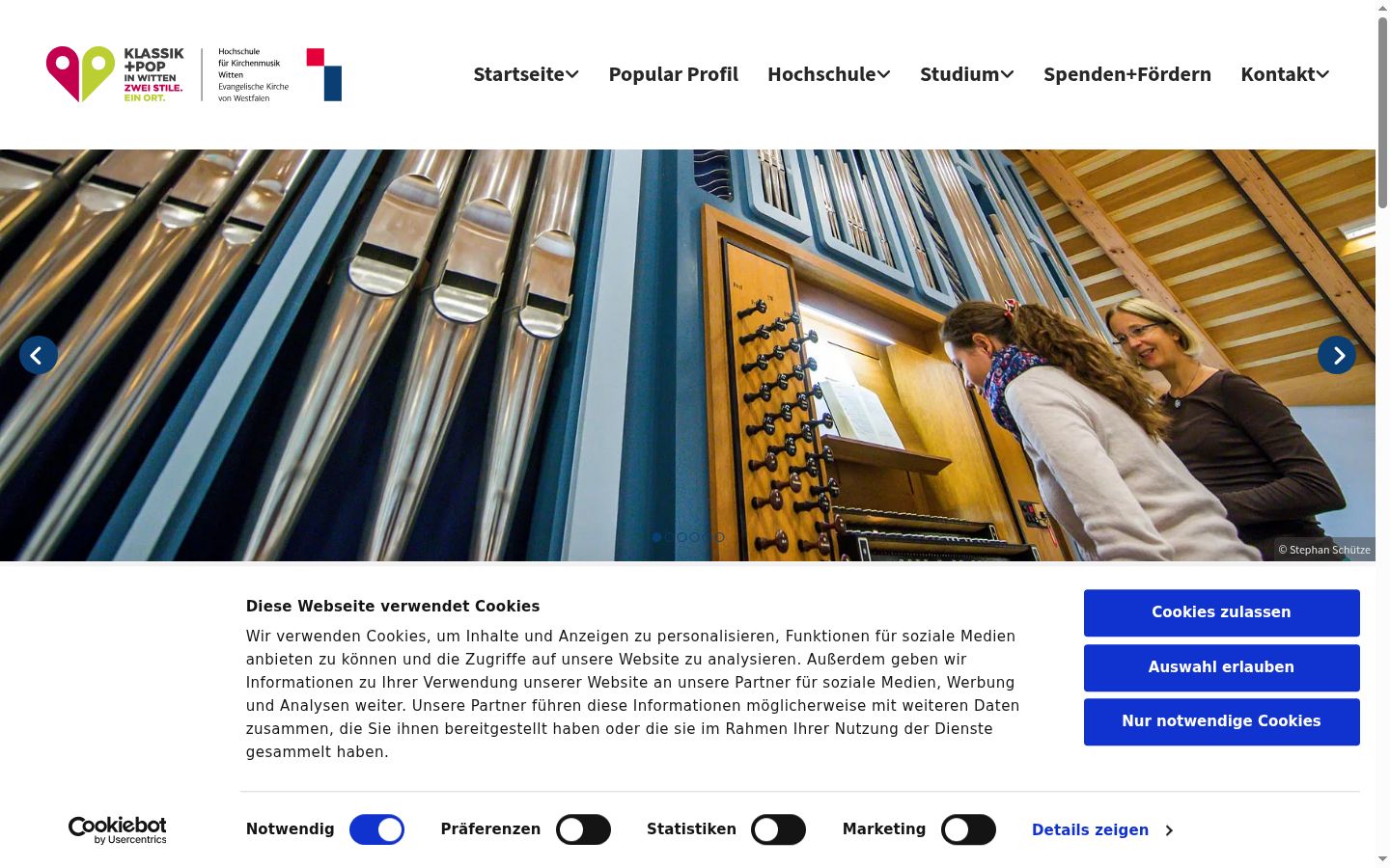 Screenshot van de toestemmingsbanner zoals getoond vóór enige interactie