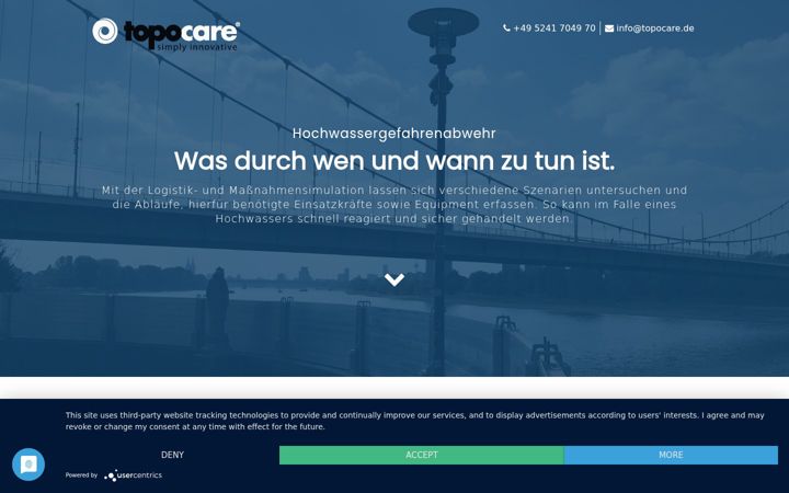Screenshot of hochwasserschutzlogistik.com