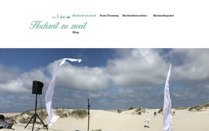 Skärmbild av hochzeit-zu-zweit.de