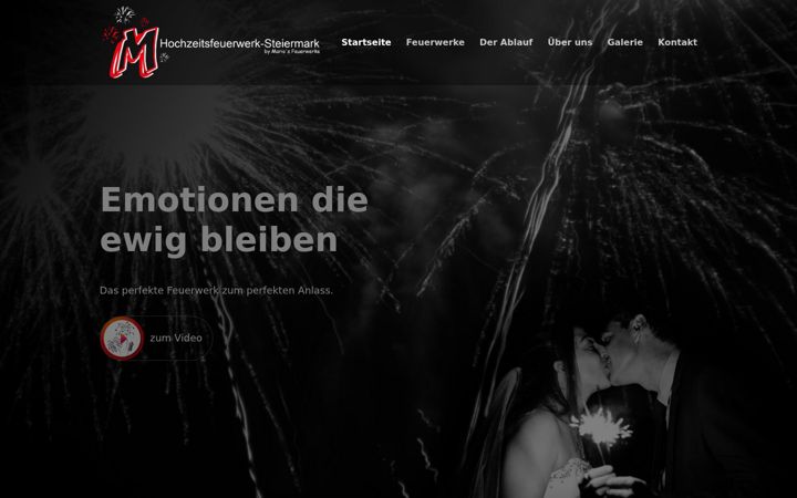 Screenshot of hochzeitsfeuerwerk-steiermark.at
