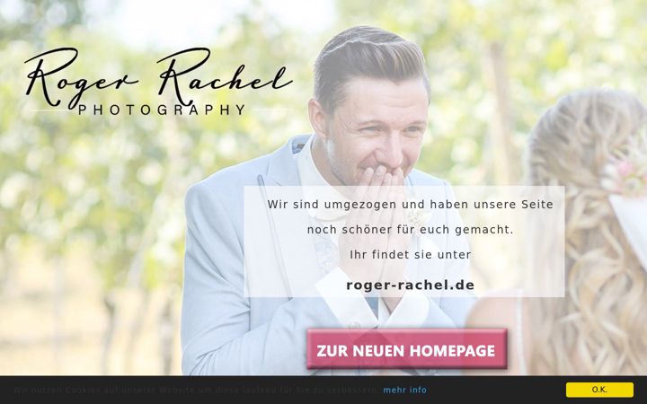 Screenshot of hochzeitsfotograf-roger-rachel.de