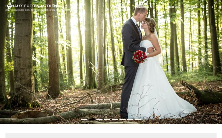 Screenshot of hochzeitsfotografie-ac.de