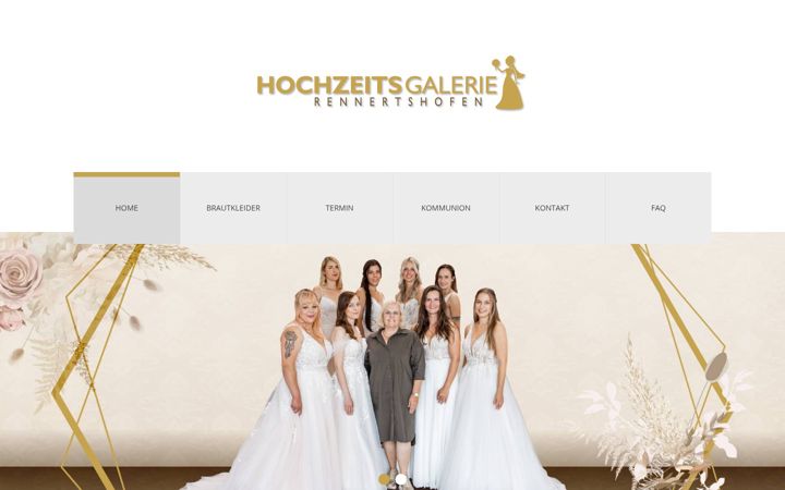 Screenshot of hochzeitsgalerie-rennertshofen.de
