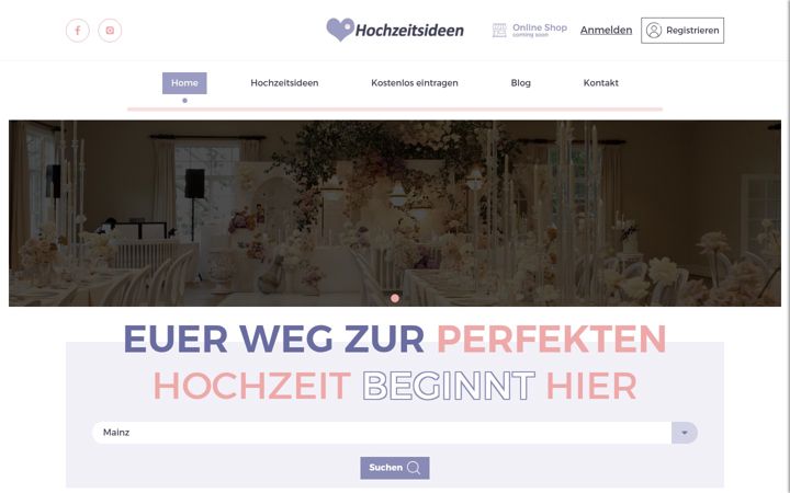 Screenshot of hochzeitsideen-mainz.de