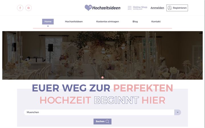 Screenshot of hochzeitsideen-muenchen.de