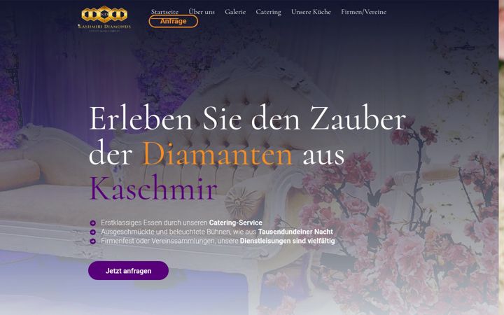 Screenshot of hochzeitslocation-weilrod.de