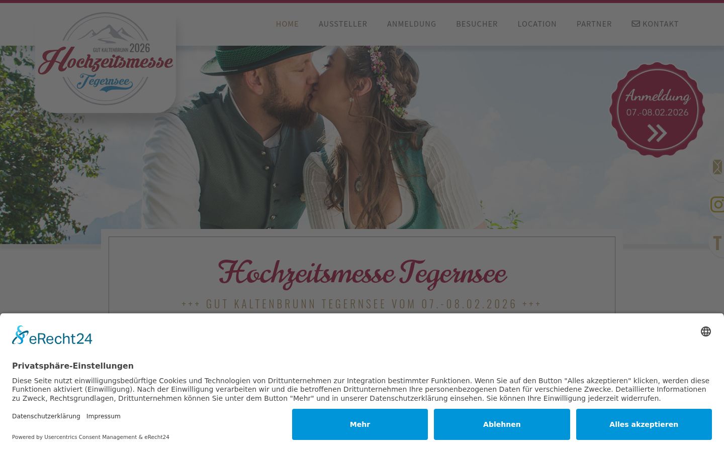 Képernyőkép a bármilyen interakció előtt megjelenő hozzájárulási bannerről