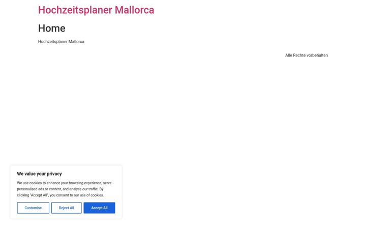 Screenshot of hochzeitsplaner-mallorca.com