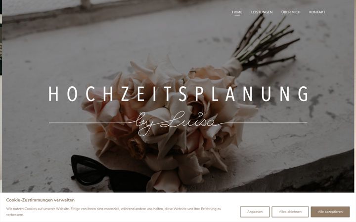 Screenshot of hochzeitsplanung-byluisa.de