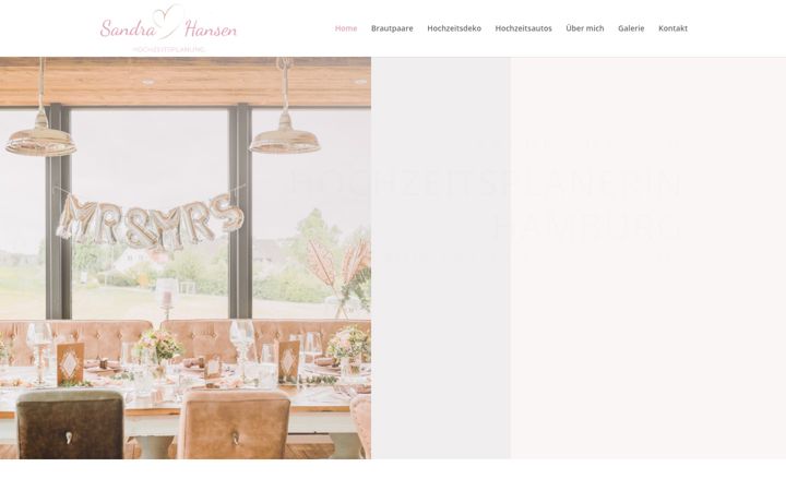 Screenshot of hochzeitsplanung-hansen.de