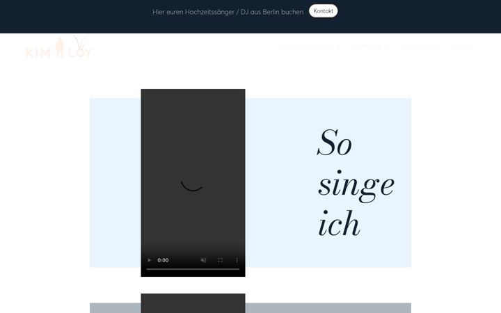 Screenshot of hochzeitssaenger-kim-loy.de