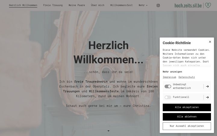 Screenshot of hochzeitssilbe.de