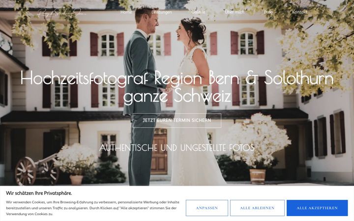 Screenshot of hochzytfotograf.com