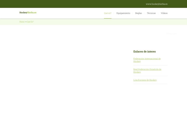 Screenshot of hockeyhierba.es