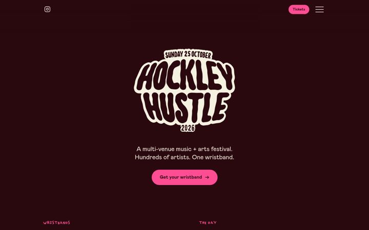 Screenshot of hockleyhustle.co.uk