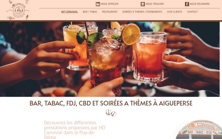 Screenshot of hoconvivial.com